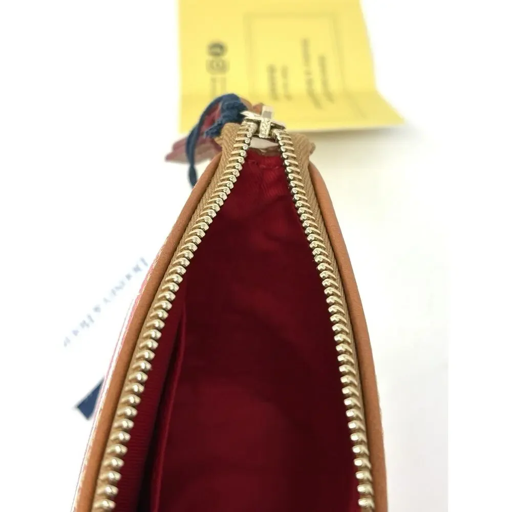Dooney & Bourke Sullivan Cosmetic Makeup Case Pouch Bag Clutch Pink Watermelon - Picture 15 of 16